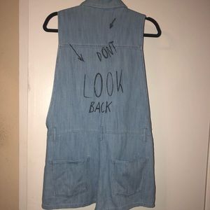 ZARA Jean romper